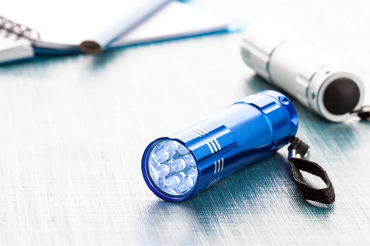 Taschenlampe - Spotlight - blau (-06)