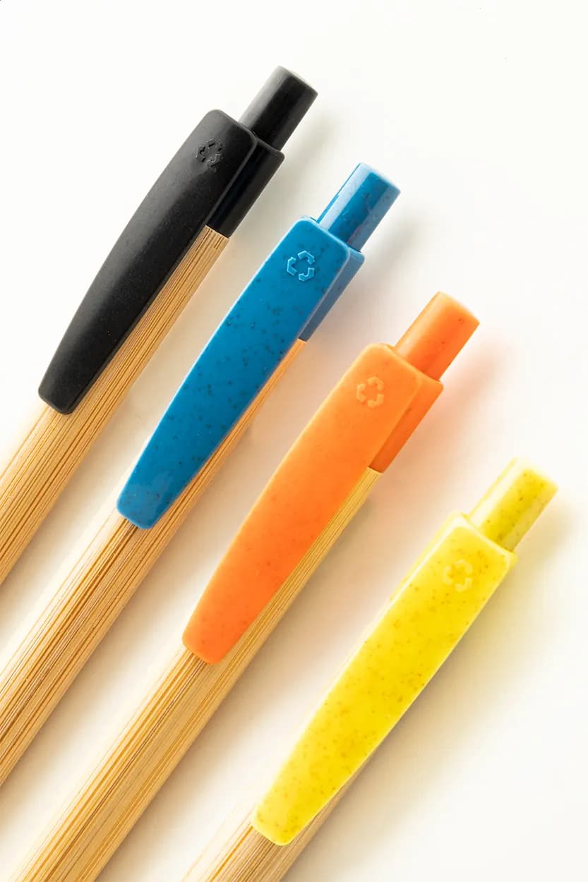 Bambus-Kugelschreiber - Boothic - schwarz (-10)