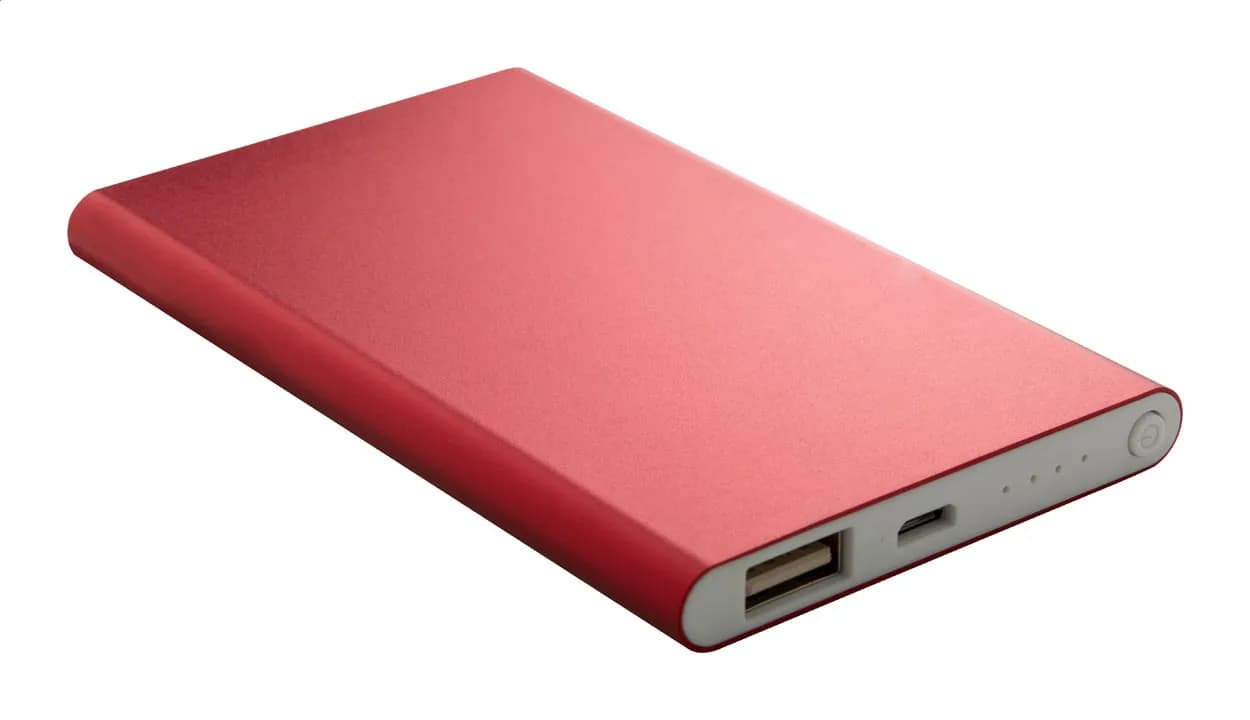 Powerbank - FlatFour - rot (-05)