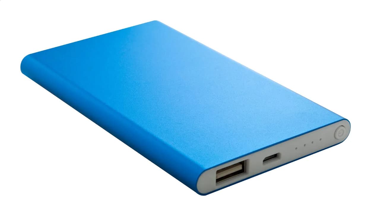Powerbank - FlatFour - blau (-06)