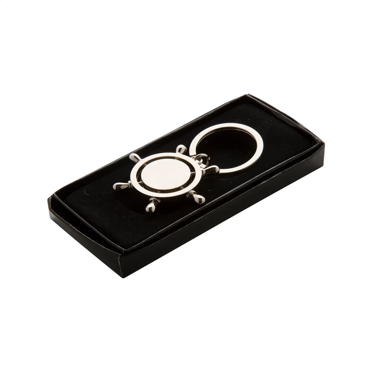 Schlüsselanhänger - Vertigo - silber