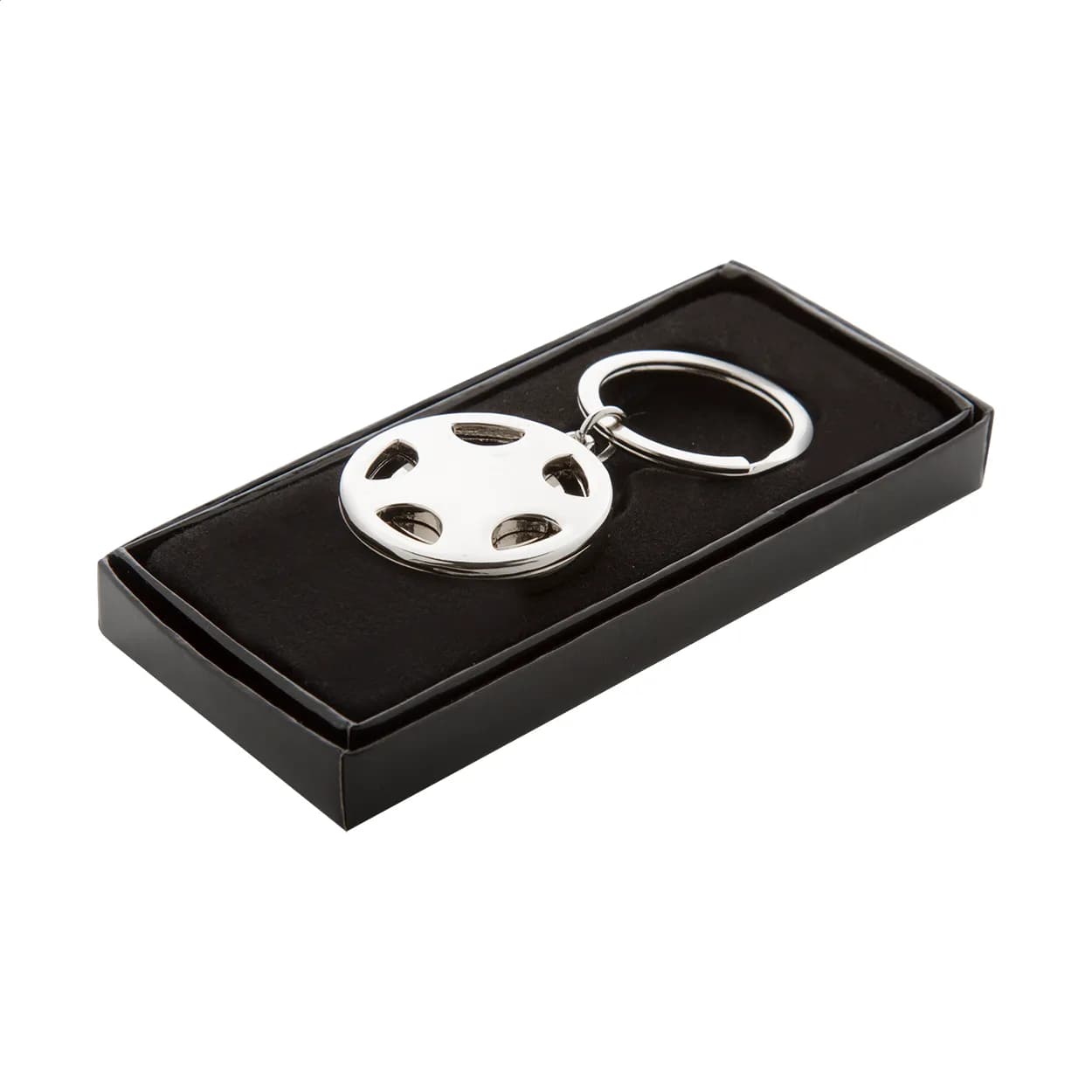 Schlüsselanhänger - Dromo - silber