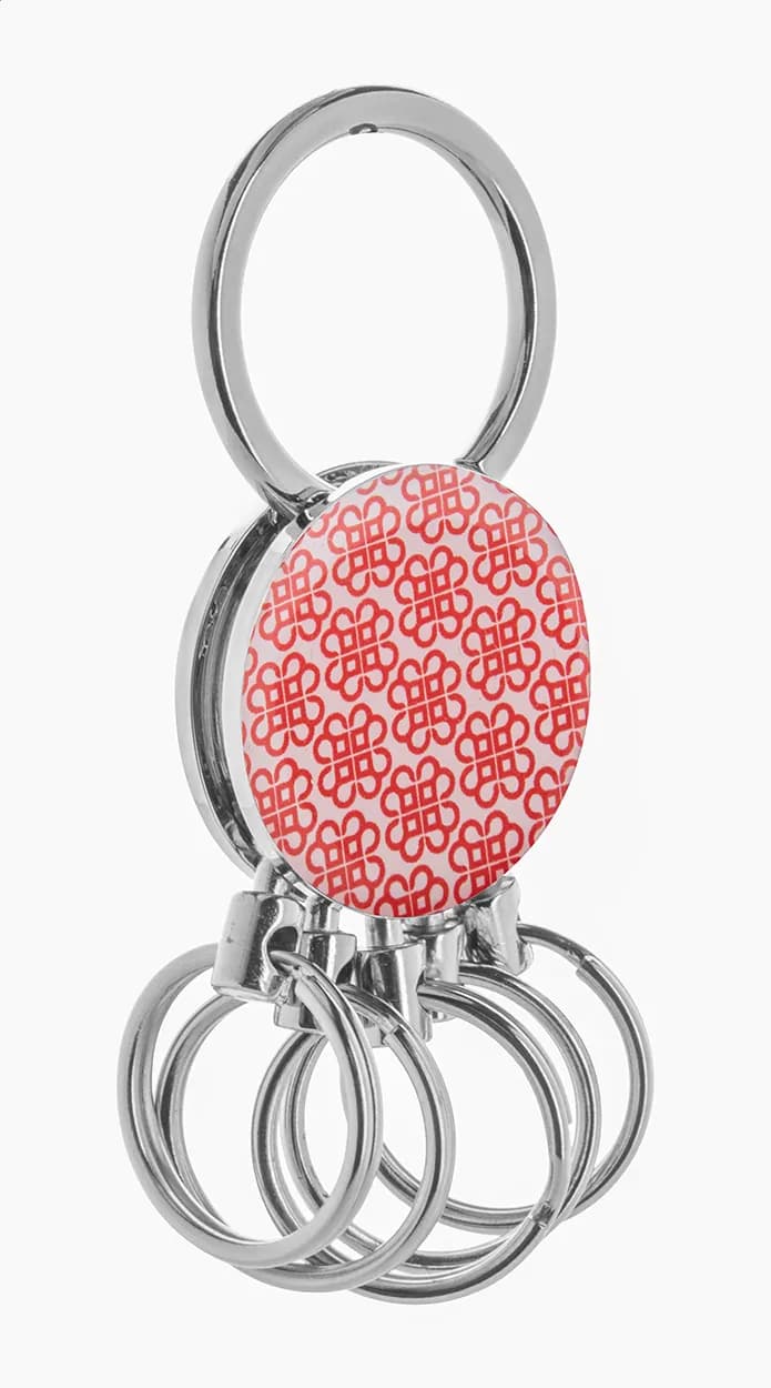 Schlüsselanhänger - Cinco - silber