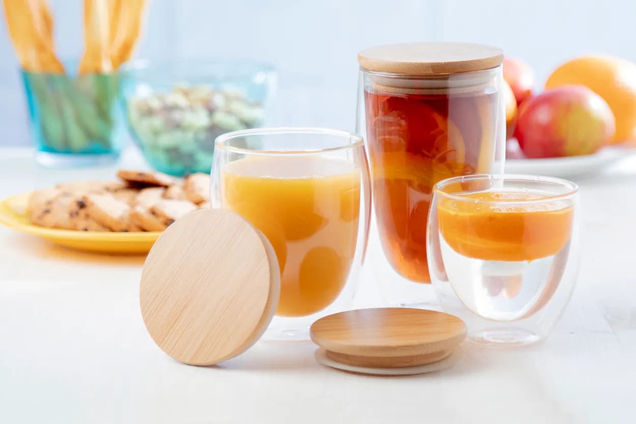 Glas-Thermobecher - Bondina S - transparent