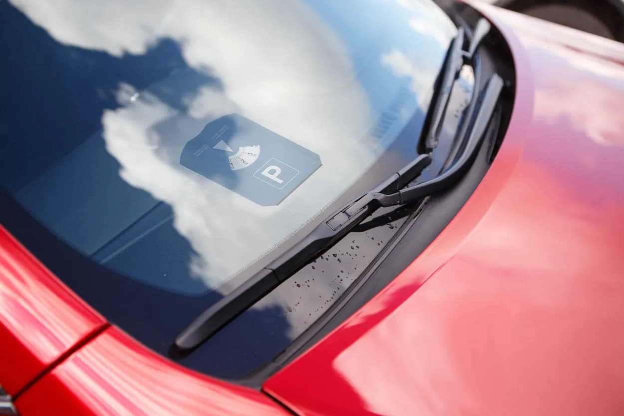 Parkscheibe - ScraPark - blau