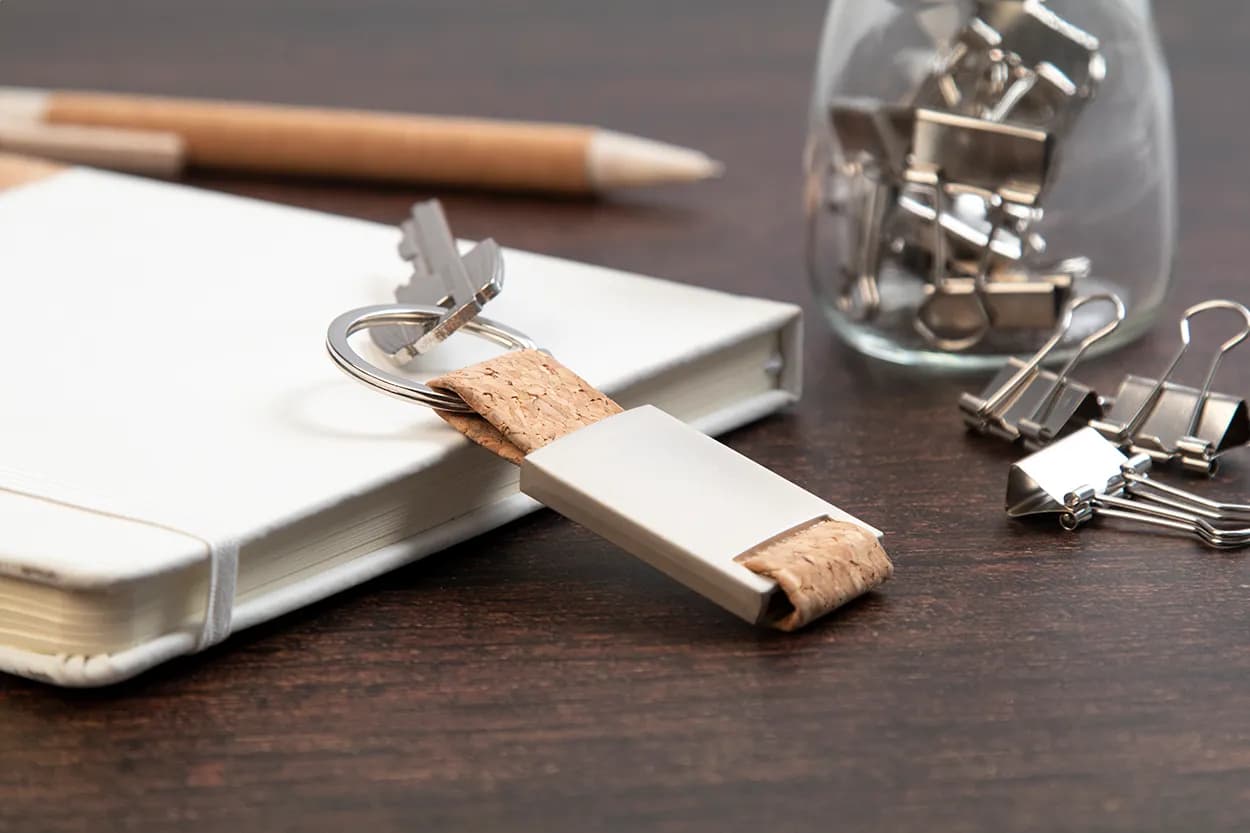 Schlüsselanhänger - Cortica - natur