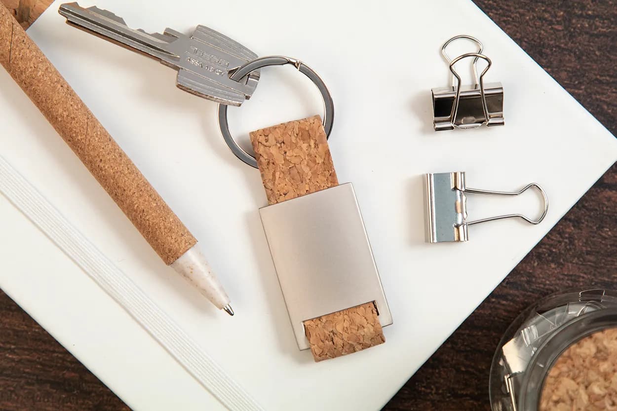 Schlüsselanhänger - Cortica - natur