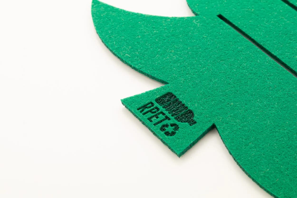 RPET Weihnachts-Besteckhalter-Set - Tonsvik - grün (-07)