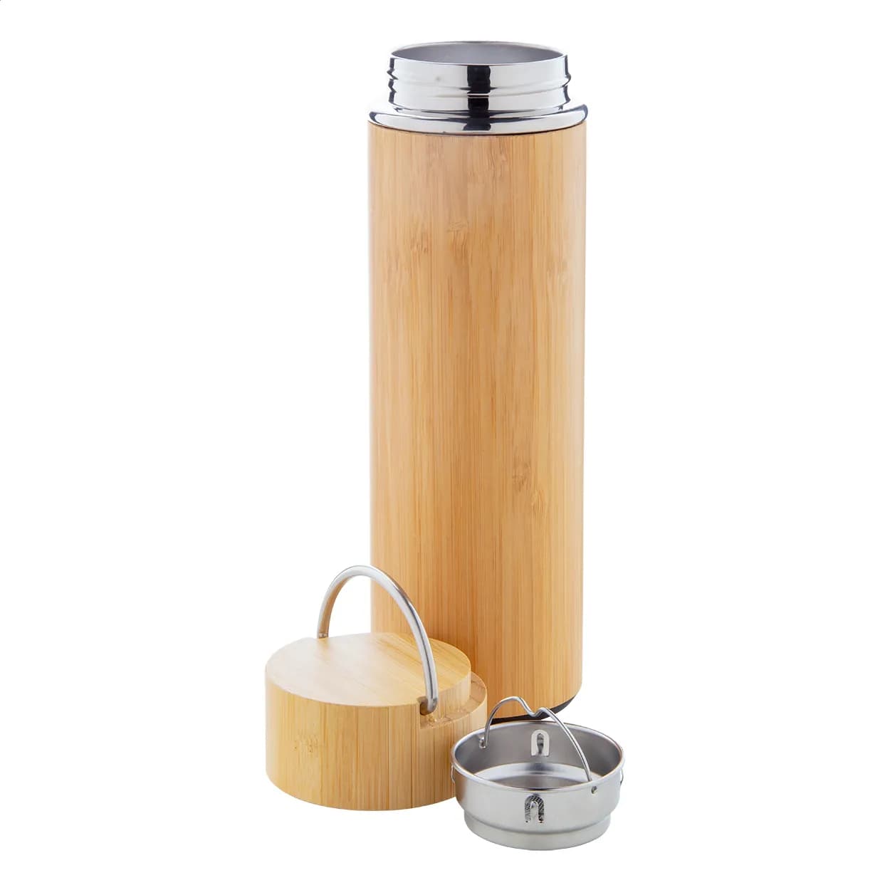 Thermoflasche - Bomboo - natur