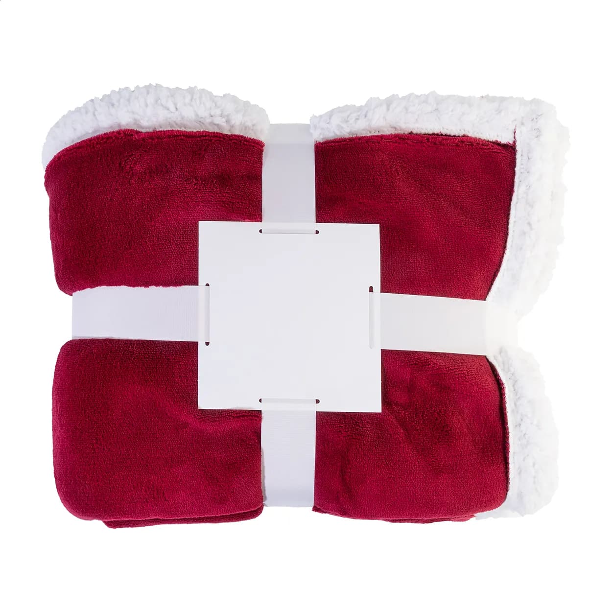 Korallen-Fleecedecke - Sammia - burgund (-08)