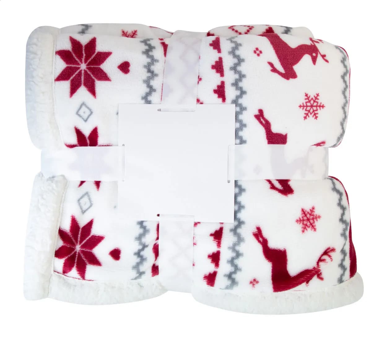 RPET Weihnachtsdecke - Hobborn - mehrfarbig