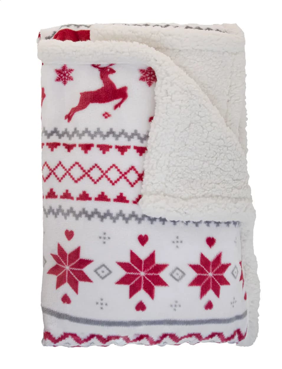 RPET Weihnachtsdecke - Hobborn - mehrfarbig