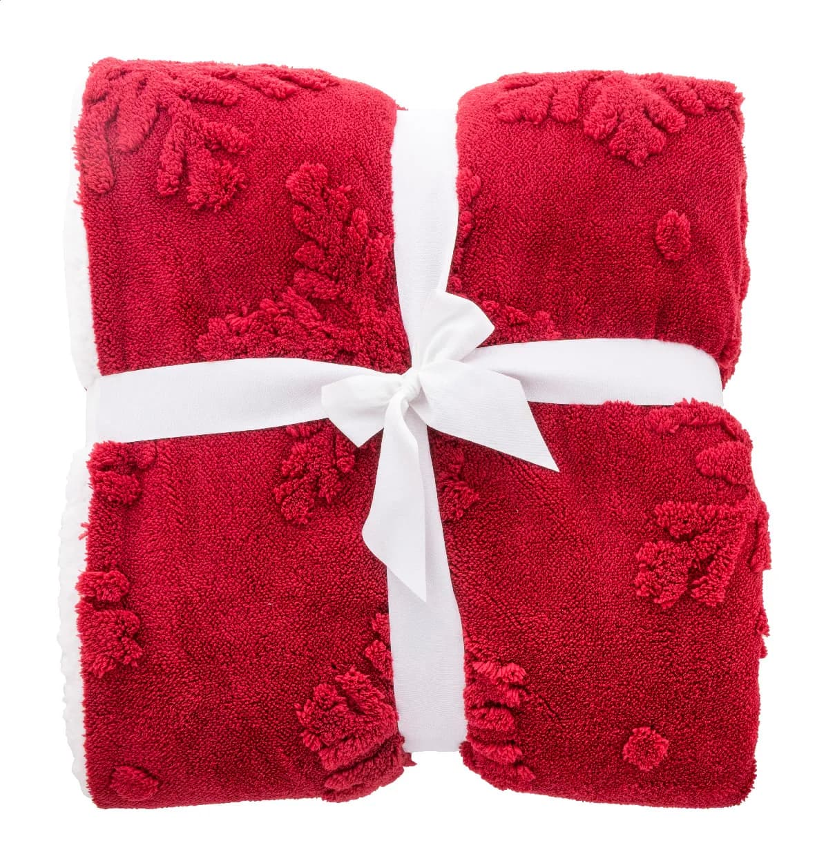 Weihnachtsdecke, RPET - Valsatra - burgund (-08)