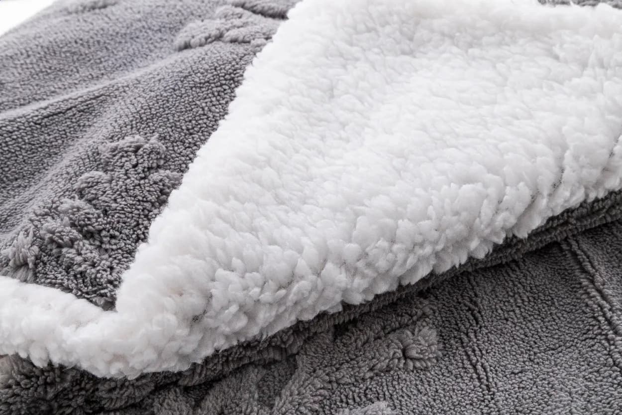 Weihnachtsdecke, RPET - Valsatra - grau (-77)