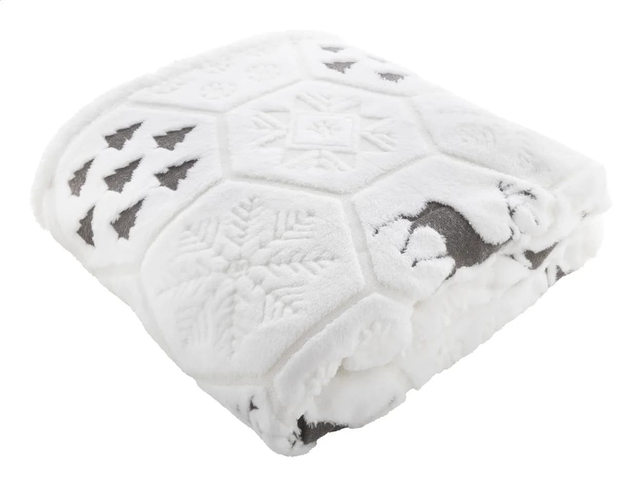 Weihnachtsdecke, RPET - Arsunda - grau (-77)
