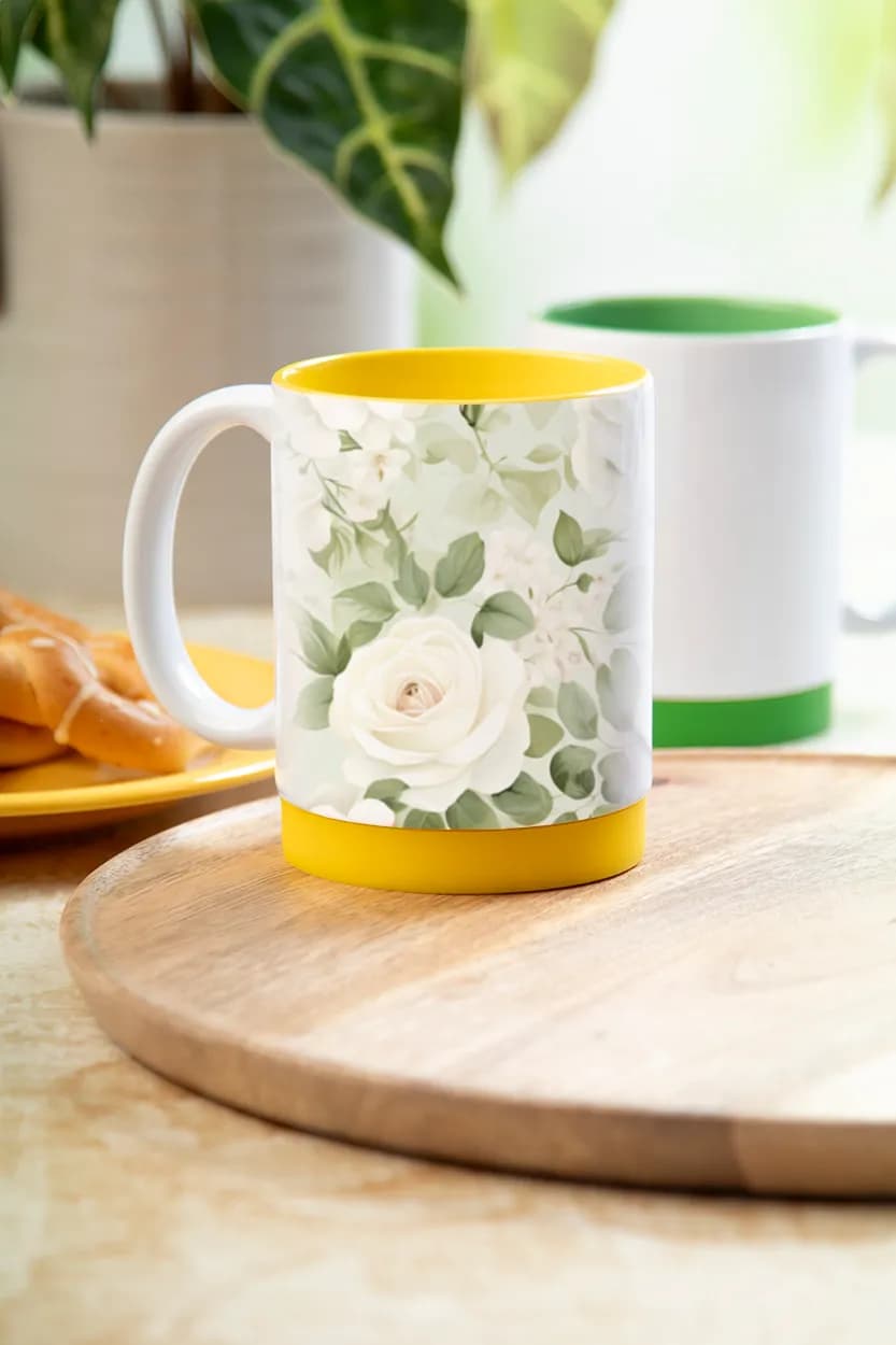 Sublimationstasse - MultiColour Plus - gelb (-02)