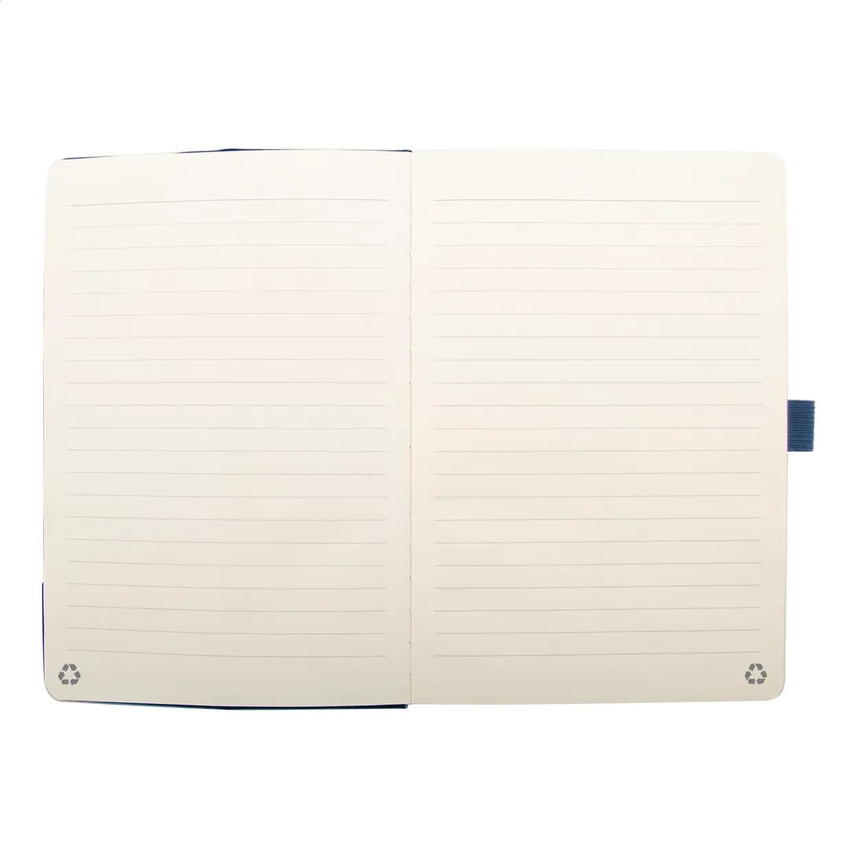 RPET Wireless-Charger/Notizbuch - Chatom - dunkelblau (-06A)