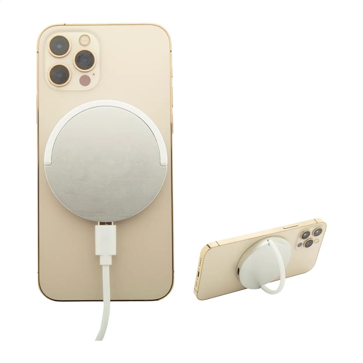 Magnetischer Wireless-Charger - RaluHold - silber (-21)