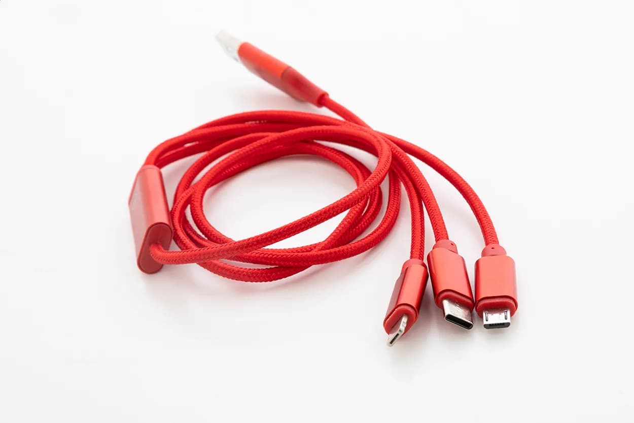 USB-Ladekabel - Ralong - rot (-05)