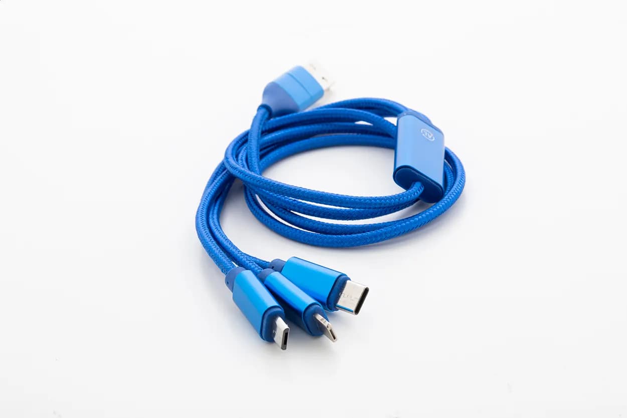 USB-Ladekabel - Ralong - blau (-06)