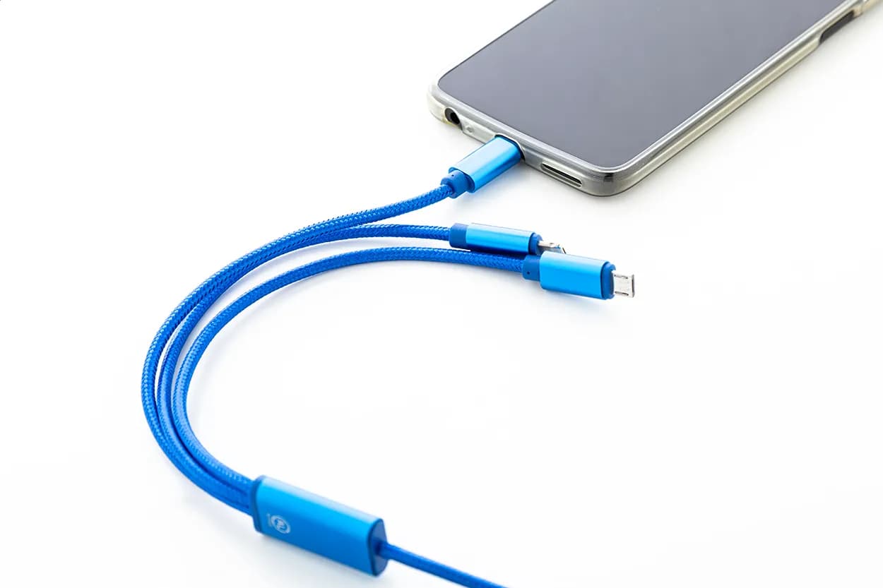 USB-Ladekabel - Ralong - blau (-06)