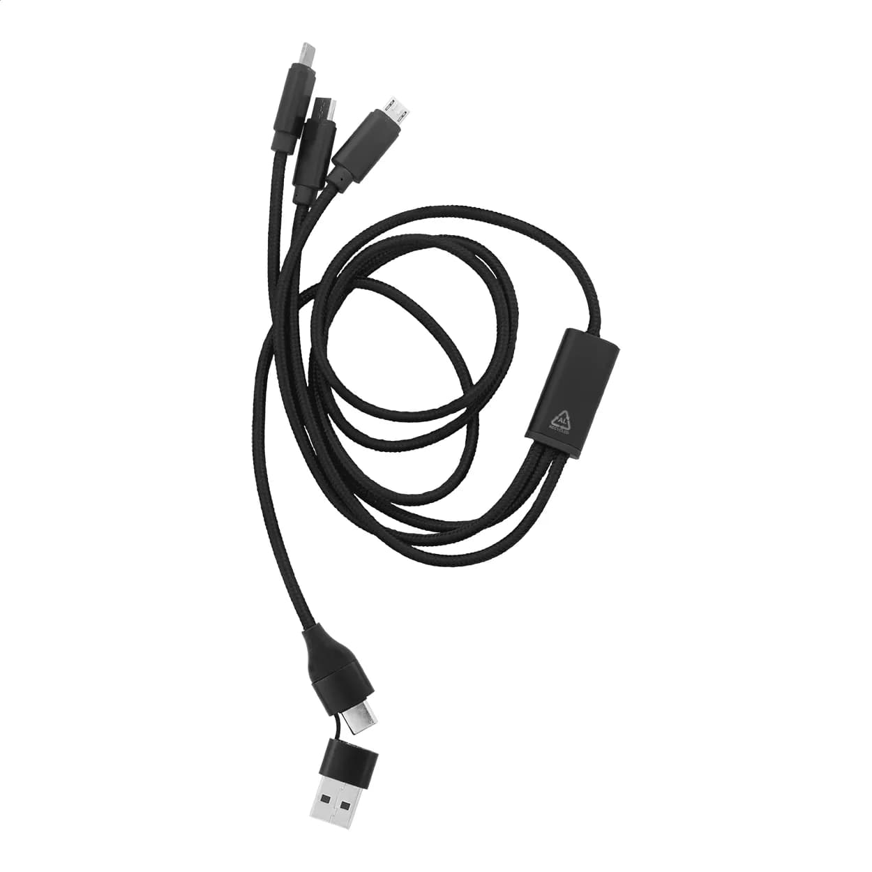 USB-Ladekabel - Ralong - schwarz (-10)