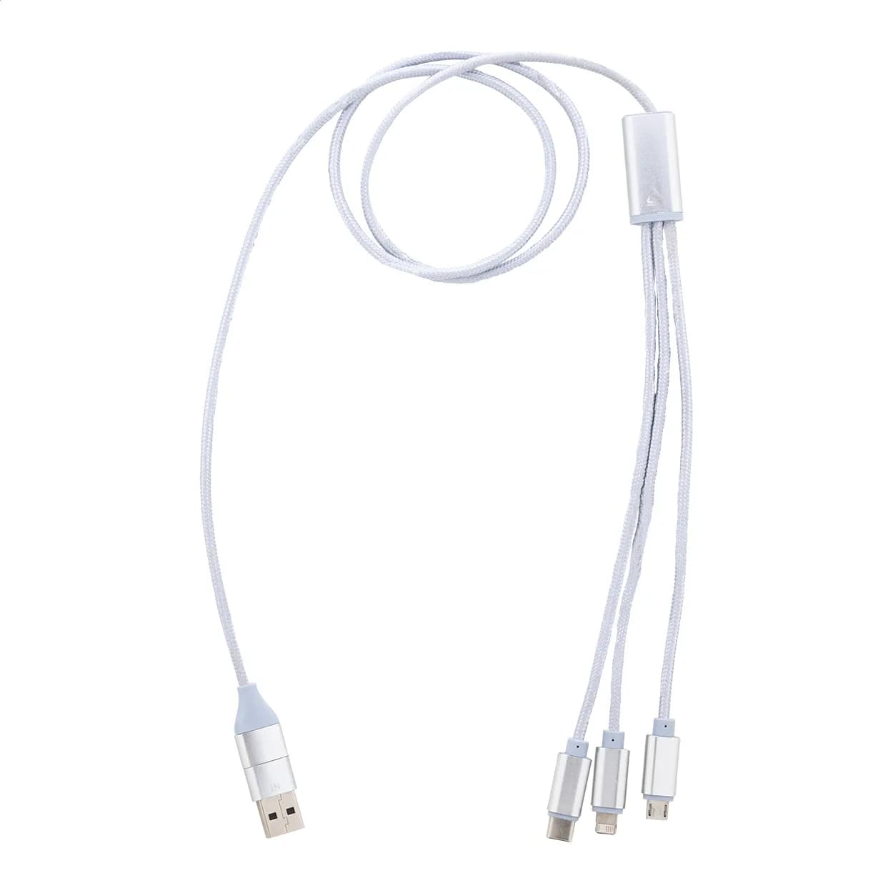 USB-Ladekabel - Ralong - silber (-21)
