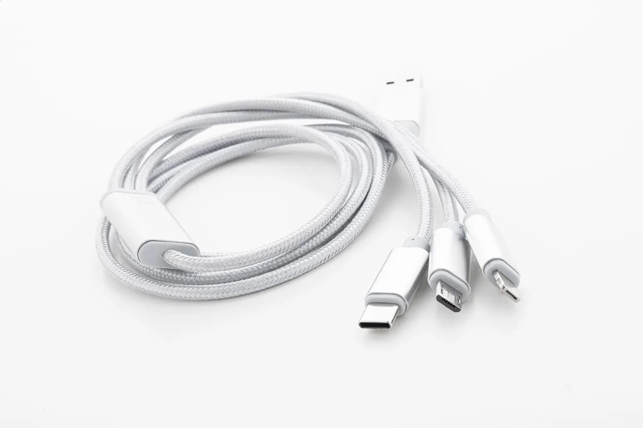 USB-Ladekabel - Ralong - silber (-21)
