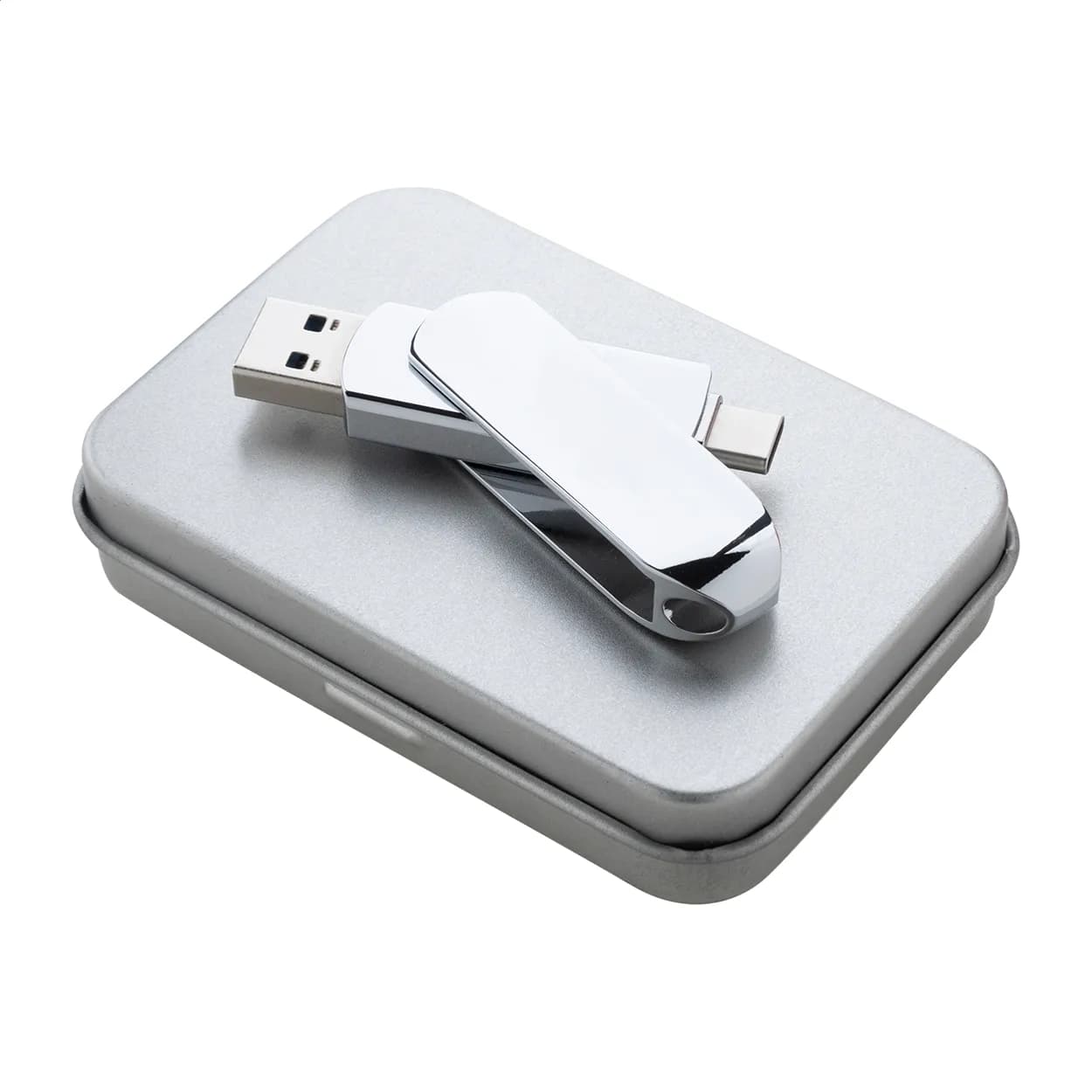 OTG-USB-Flash-Laufwerk - Gigax - silber (-21)