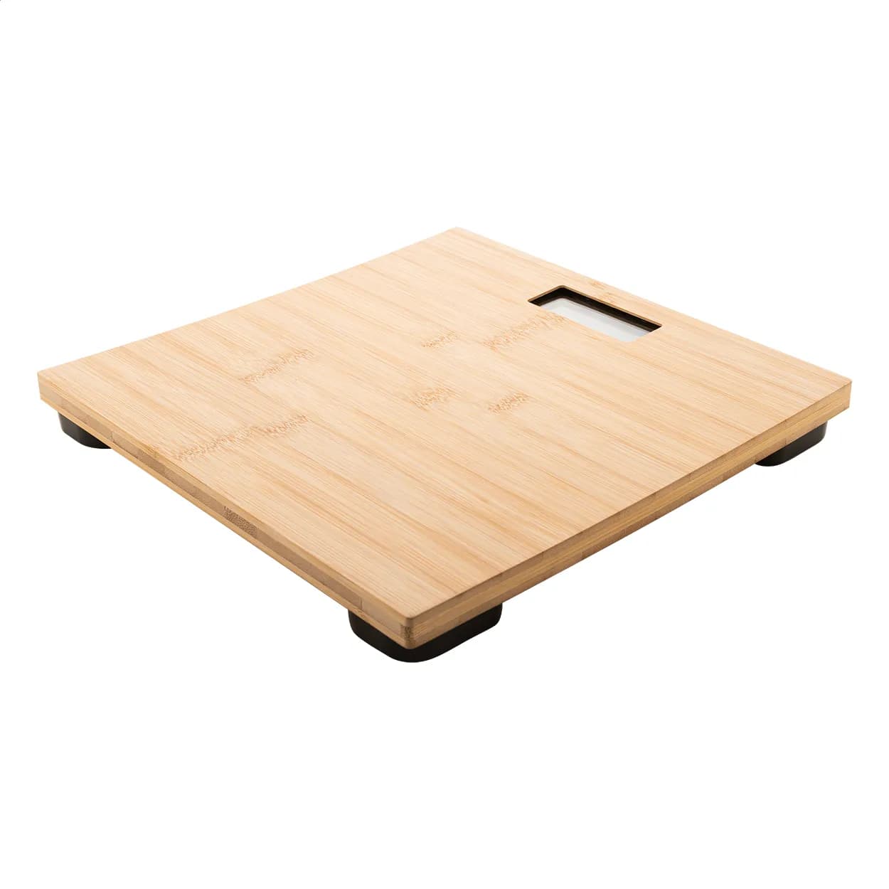 wiederaufladbare Personenwaage - BamFit - natur