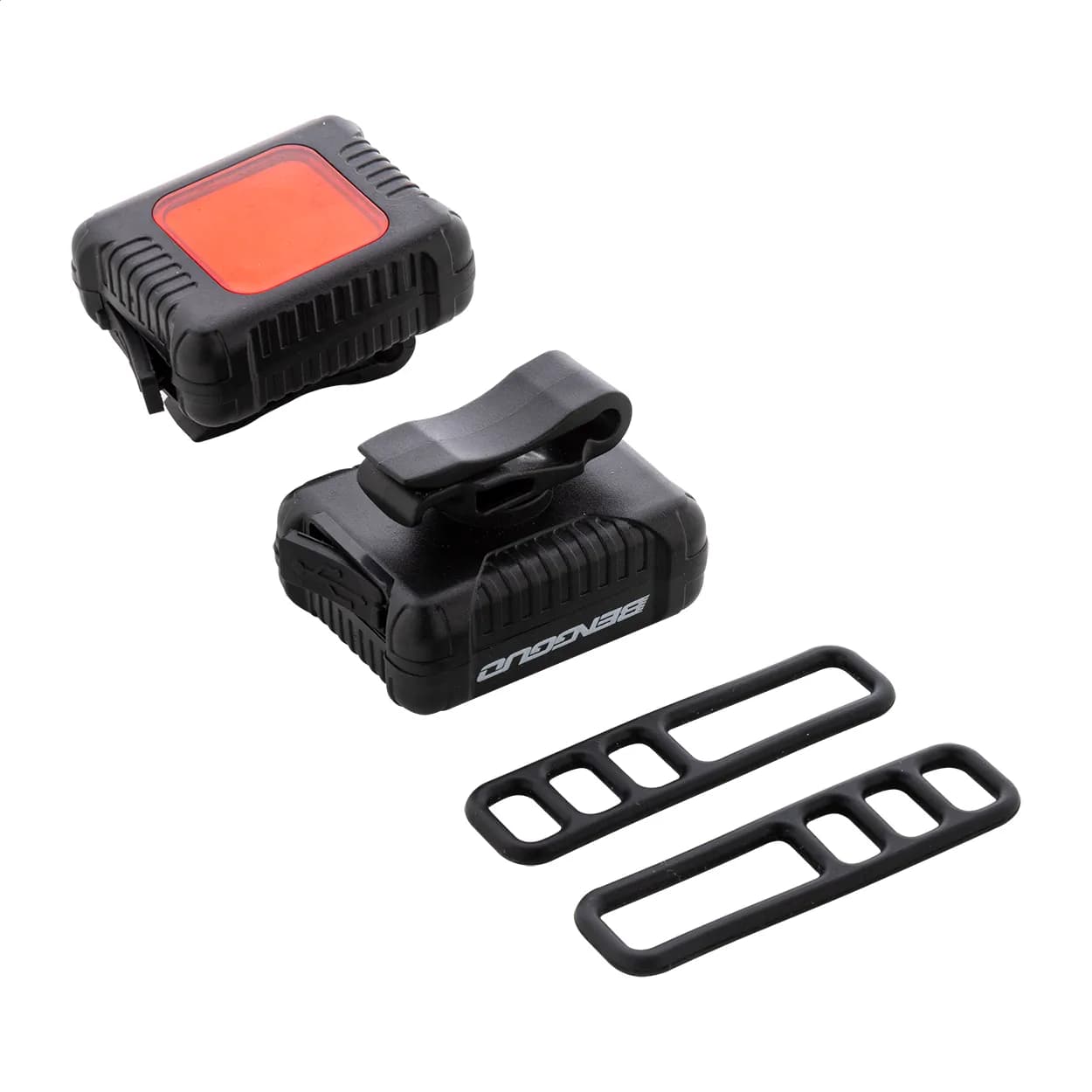 wiederaufladbares Fahrradlichtset - Cobik - schwarz (-10)