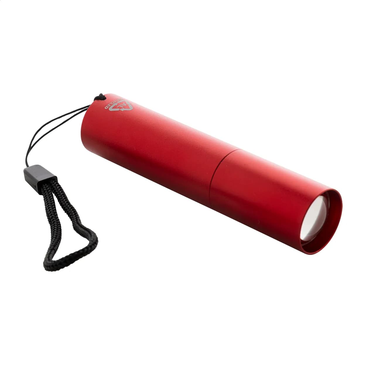 wiederaufladbare Taschenlampe aus recyceltem Aluminium - Chargelight Tone - rot (-05)