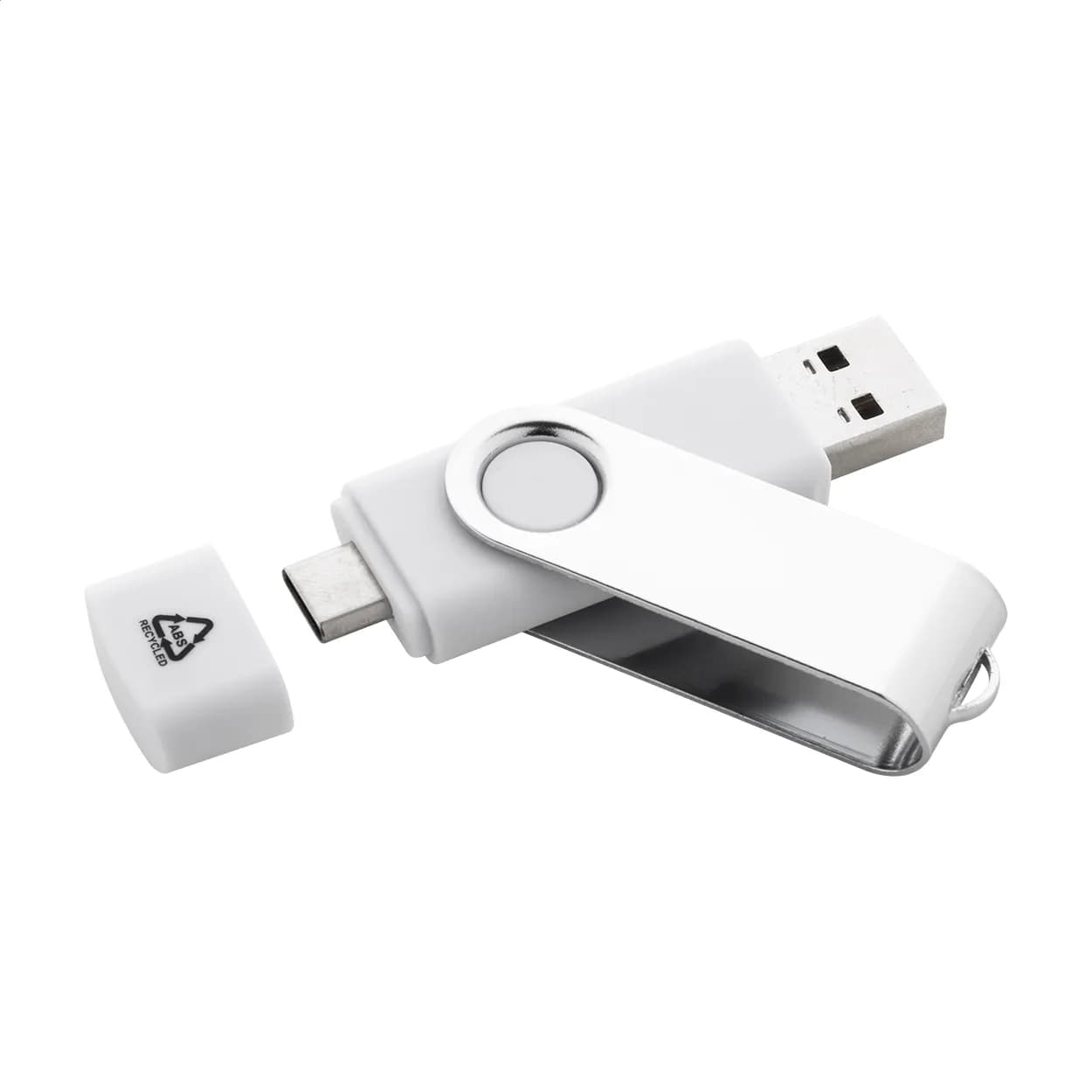 OTG USB-Stick RABS - TwistDrive Plus - weiß (-01)