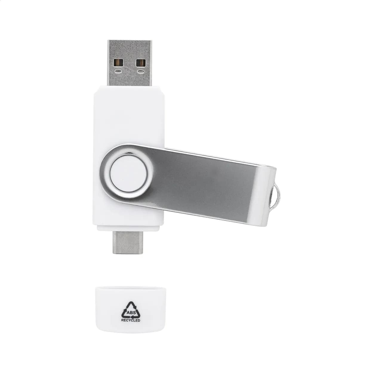 OTG USB-Stick RABS - TwistDrive Plus - weiß (-01)