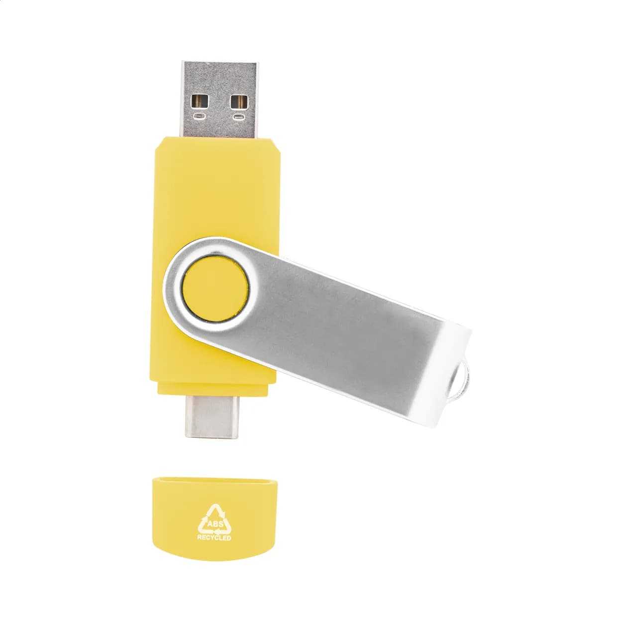 OTG USB-Stick RABS - TwistDrive Plus - gelb (-02)