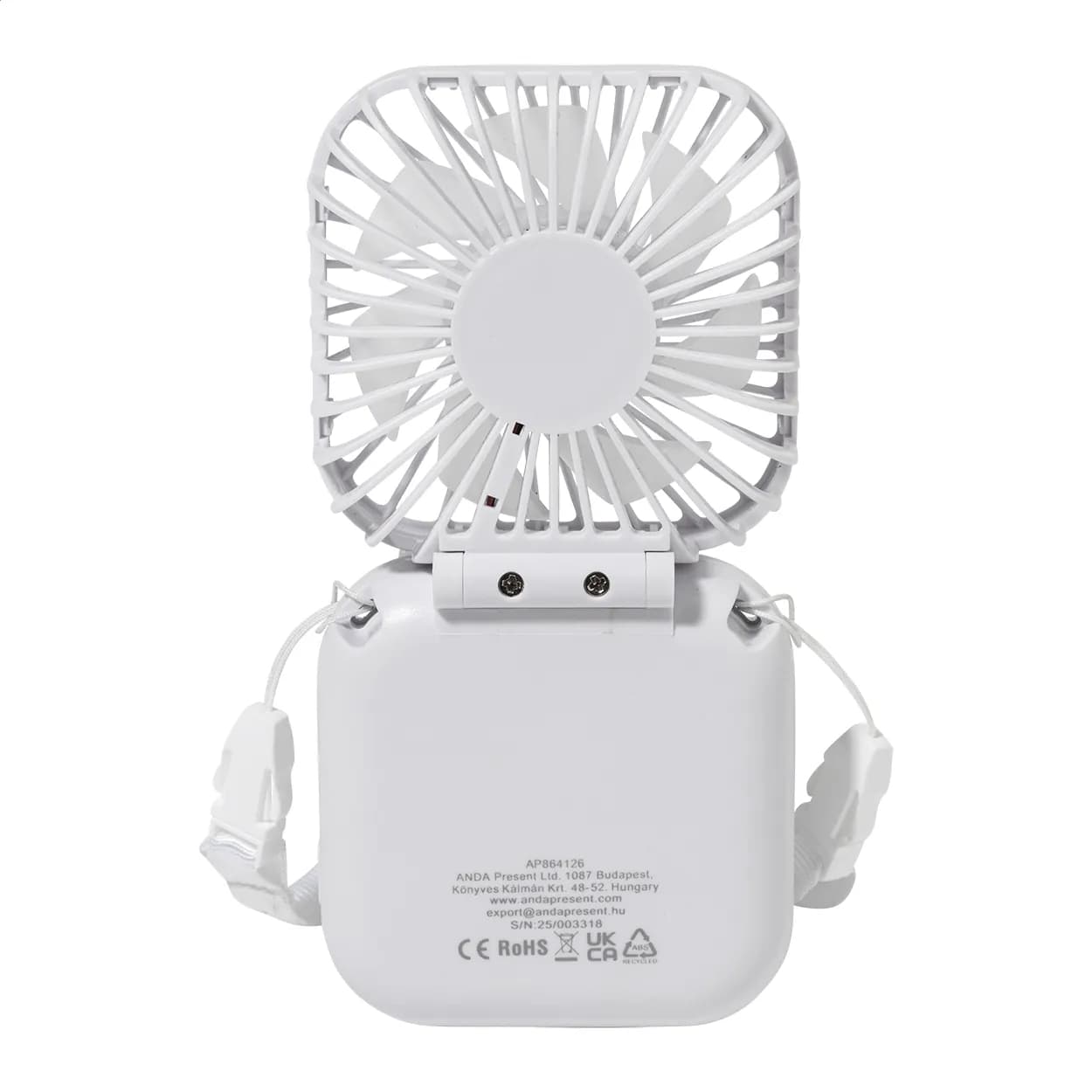 RABS Wiederaufladbarer Handventilator - Aerofold - weiß (-01)