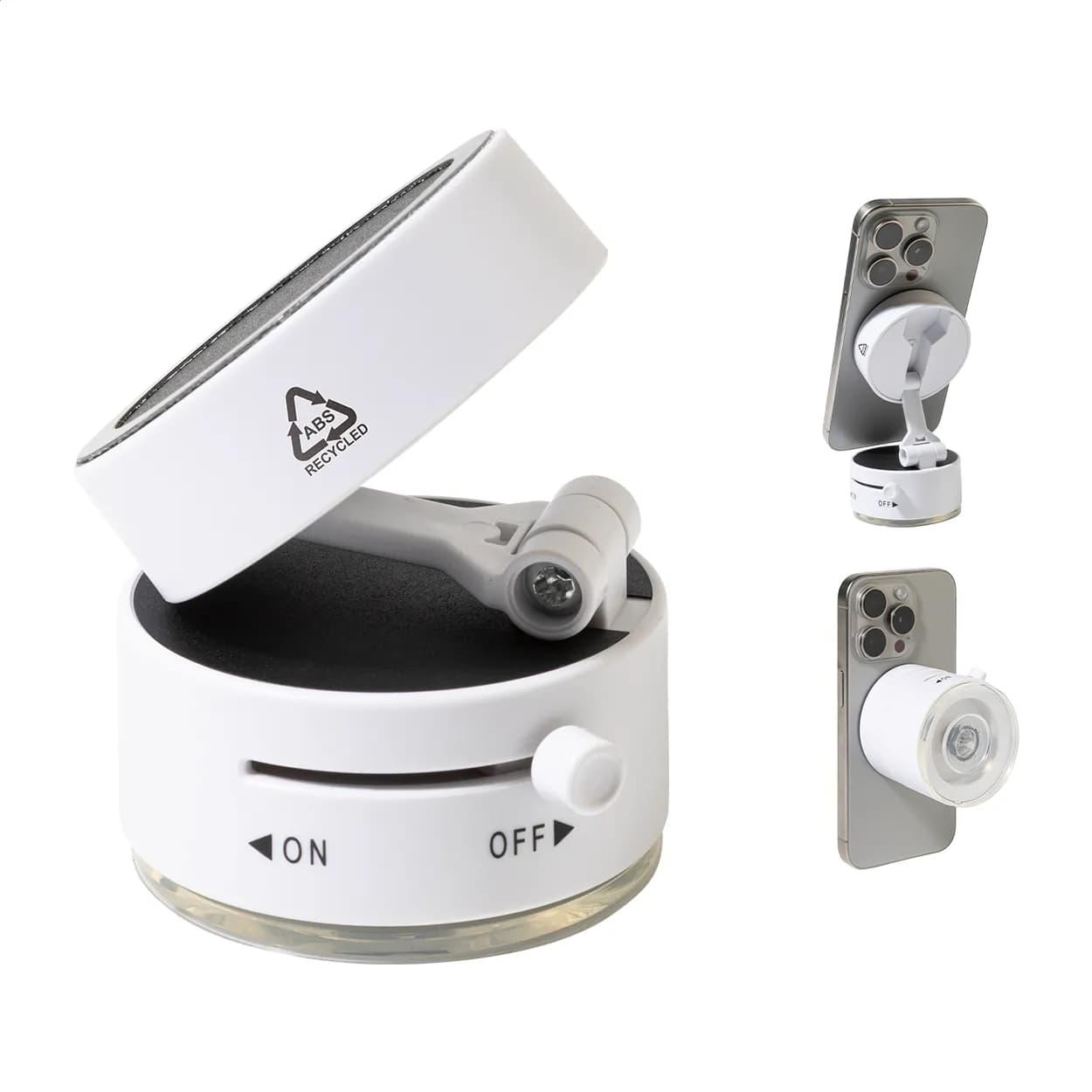 RABS-Auto-Handyhalter - RaboMag - weiß (-01)