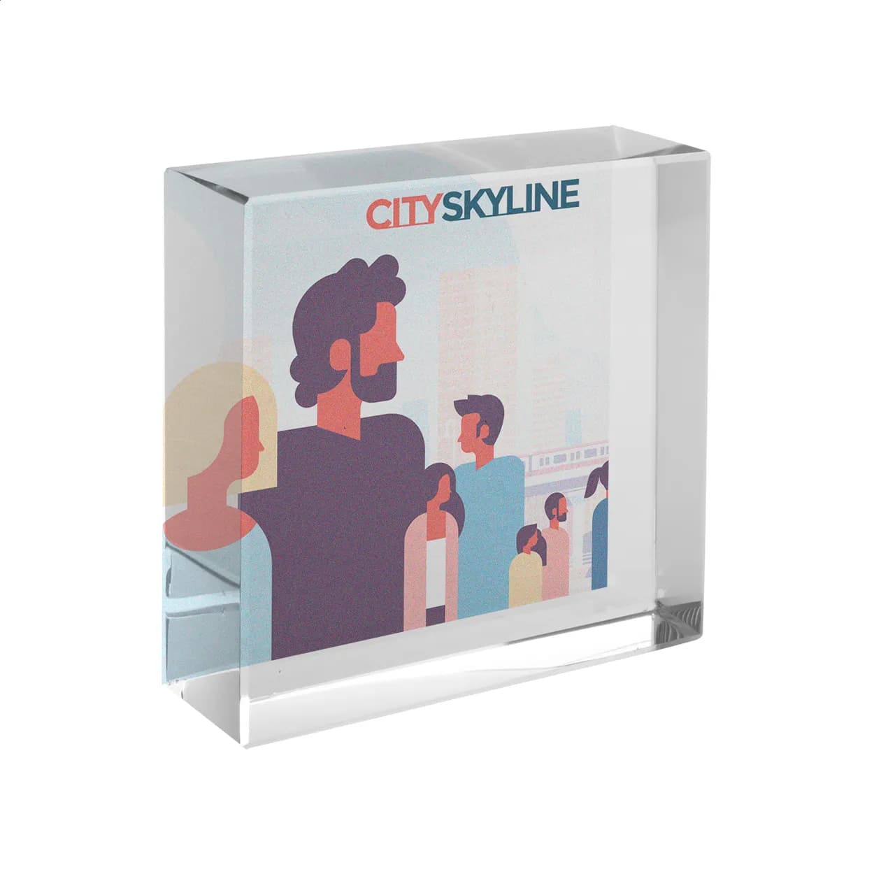 Glas-Quader - Daytona - transparent