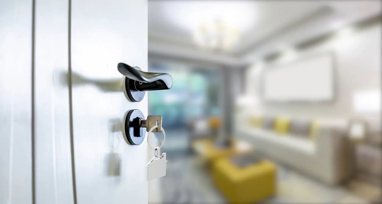 Schlüsselanhänger - Dwell - silber