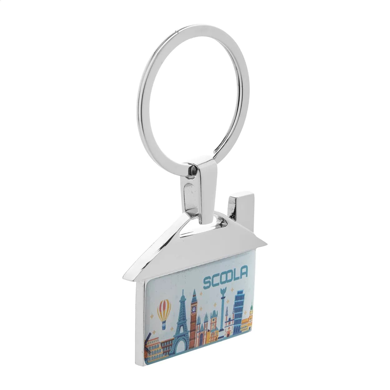 Schlüsselanhänger - Dwell - silber