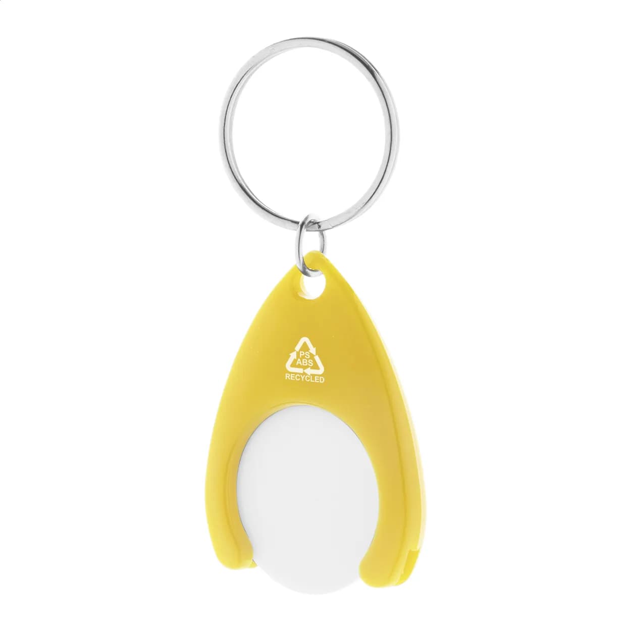RABS-Schlüsselanhänger mit Einkaufswagenchip - Neppy - gelb (-02)