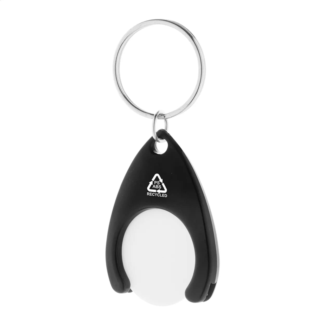 RABS-Schlüsselanhänger mit Einkaufswagenchip - Neppy - schwarz (-10)