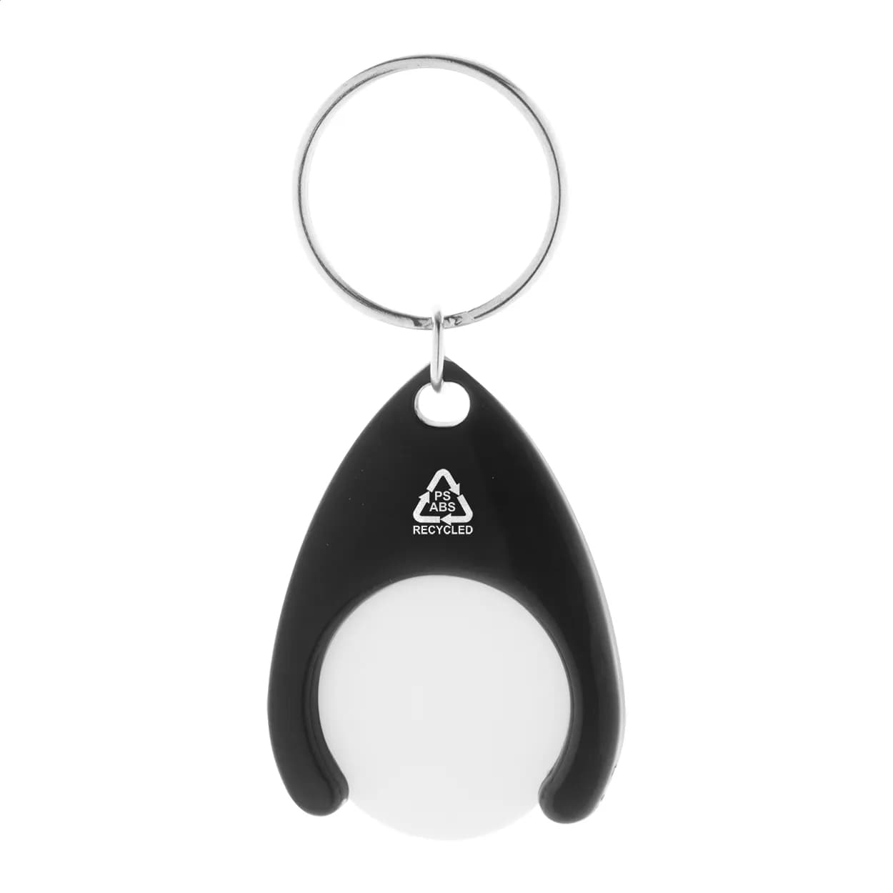 RABS-Schlüsselanhänger mit Einkaufswagenchip - Neppy - schwarz (-10)