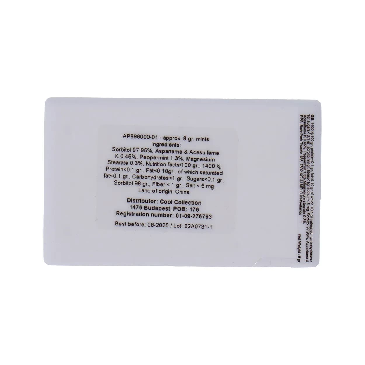 Minzdose - Card - weiß (-01)