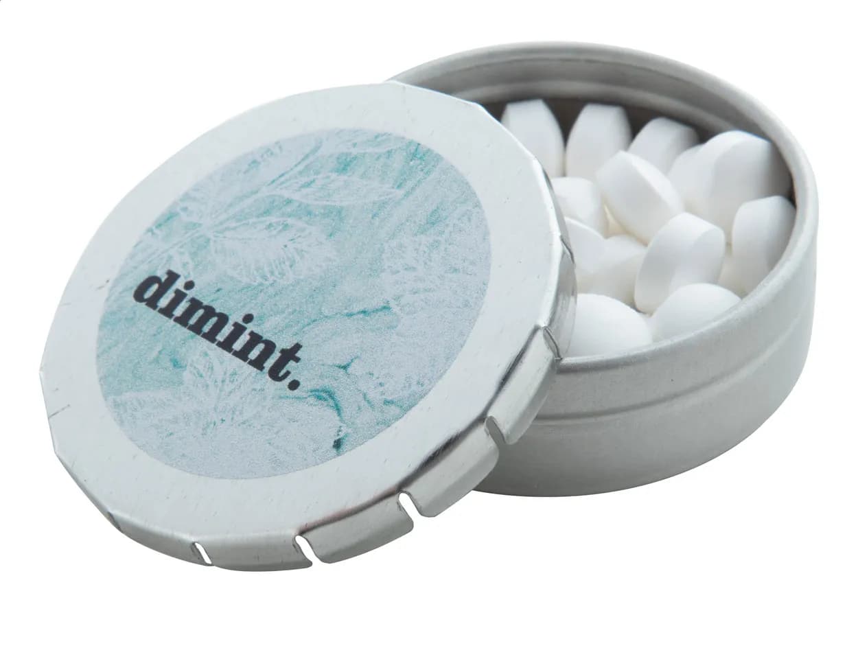 Minzdose - Click - silber