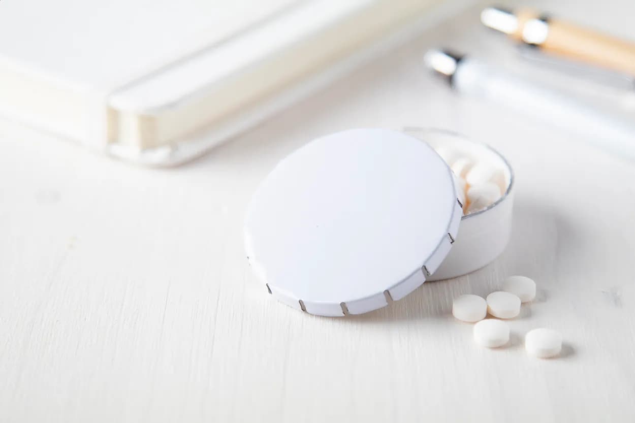 Minzdose - ClickToo - weiß (-01)