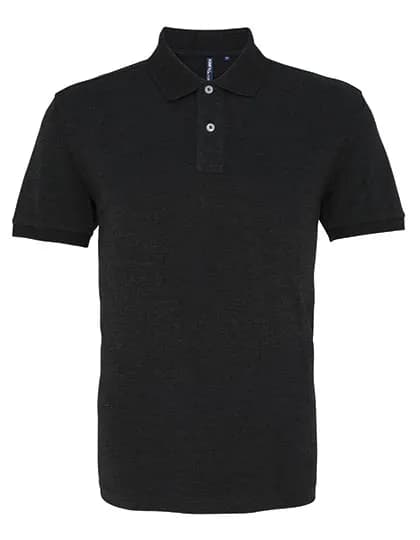 Men´s Classic Fit Polo - Heather Black