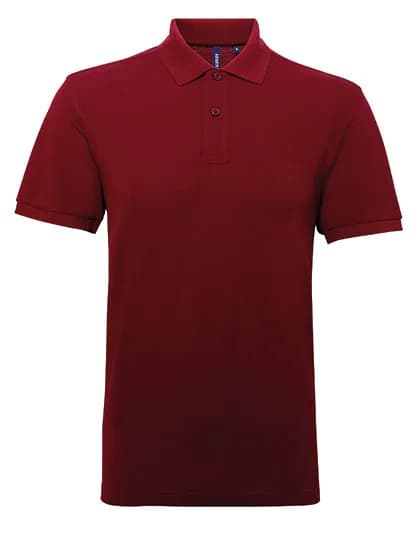 Men´s Polycotton Blend Polo - Burgundy
