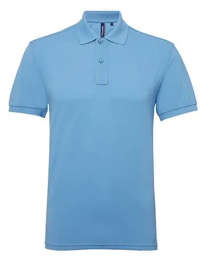 Men´s Polycotton Blend Polo - Cornflower