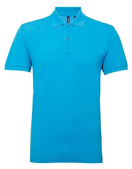 Men´s Polycotton Blend Polo - Turquoise